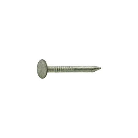 Grip-Rite Roofing Nail, 1-3/4 in L, 5D, Steel, Hot Dipped Galvanized Finish, 11 ga 134HGRFG1